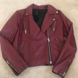Maroon Jacket from Forever 21